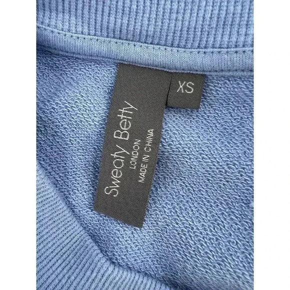 Sweaty Betty London Blue Essentials T Shirt Dress with Pockets Easy Wear XSMALL - Picture 7 of 9